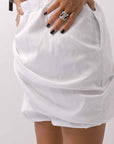 【Primordial is Primitive】 COVERED SHORT PANTS 203AL_WHITE