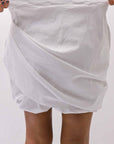 【Primordial is Primitive】 COVERED SHORT PANTS 203AL_WHITE