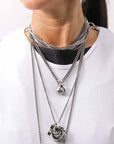 【NOSTRASANTISSIMA】 STRETCH COTTON BACK OPEN TANK TOP C150_WHITE