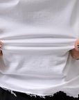 【Primordial is Primitive】 BACK CROSSED TANK TOP 413CC_WHITE
