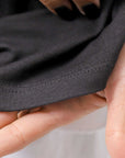 【NOSTRASANTISSIMA】 STRETCH COTTON BACK OPEN TANK TOP C150_BLACK