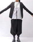 【Primordial is Primitive】 UNISEX STRETCHED CARDIGAN JACKET 398CC_BLACK