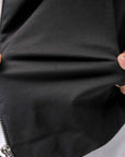 【Primordial is Primitive】 UNISEX STRETCHED CARDIGAN JACKET 398CC_BLACK