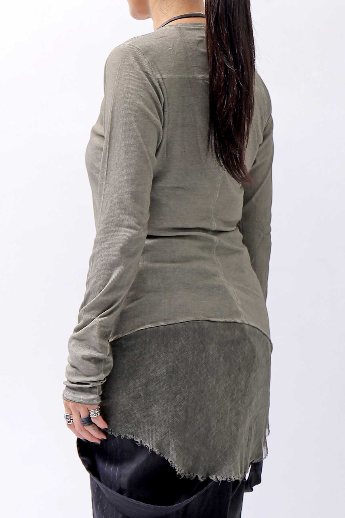 【RUNDHOLZ】 COTTON RIB TOP 234 0503_SCHLIF CLOUD