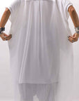 【bajra】 BACK TULLE&COTTON LAYERED TOP 160QK04_WHITE