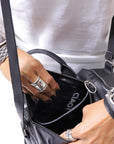 【DANIELE BASTA】 MINI BOSTON SHOULDER BAG DBM006_BLACK