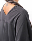 【bajra】 BACK TULLE&COTTON LAYERED TOP 160QK04_BLACK