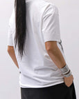 【bajra】 UNISEX PRINTED TEE BLACK&WHITE SET 156QK02