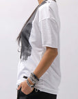 【bajra】 UNISEX PRINTED TEE BLACK&WHITE SET 156QK02