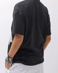【bajra】 UNISEX PRINTED TEE BLACK&WHITE SET 156QK02
