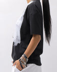 【bajra】 UNISEX PRINTED TEE BLACK&WHITE SET 156QK02