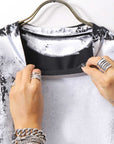 【bajra】 UNISEX PRINTED TEE BLACK&WHITE SET 156QK02