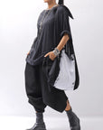 【bajra】 UNISEX PRINTED TEE BLACK&WHITE SET 156QK02