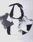 【bajra】 UNISEX PRINTED TEE BLACK&WHITE SET 156QK02
