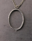 【GOTI】 MIXED TOP ONYX PENDANT CN1183_MATTE BLACK