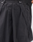 【Primordial is Primitive】 UNISEX ASYMMETRY COTTON PANTS 722AL_BLACK