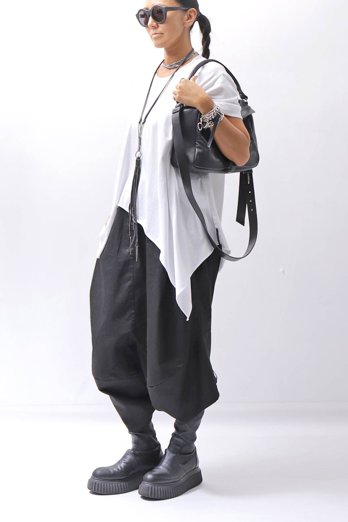 【DANIELE BASTA】2WAY SHOULDER FLAP ON BAG DBM004_BLACK