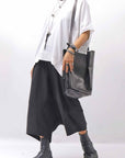 【DANIELE BASTA】 MULTI-WAY BUCKET TOTE BAG DBM013_BLACK