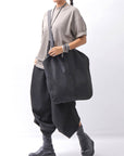【DANIELE BASTA】MULTIWAY LONG STRAP TOTE BAG DBM005_BLACK