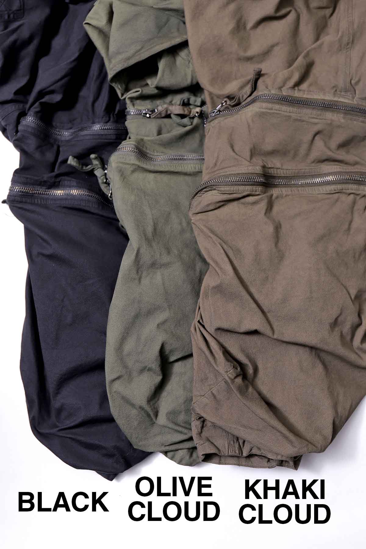 【RUNDHOLZ】 UNISEX DESIGN POCKET BLOUSON COAT 260 1208_OLIVE CLOUD