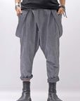 【bajra】 UNISEX FRONT FLAP STRETCH PANTS 161QP01_GREY