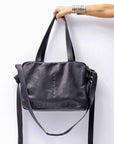 【DANIELE BASTA】2WAY SQUARE LARGE CAPACITY SHOULDER BAG DBM002_BLACK