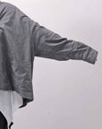 【bajra】 UNISEX STRETCH LIGHT SHIRT BLOUSON 161QB01LG/SH_GREY