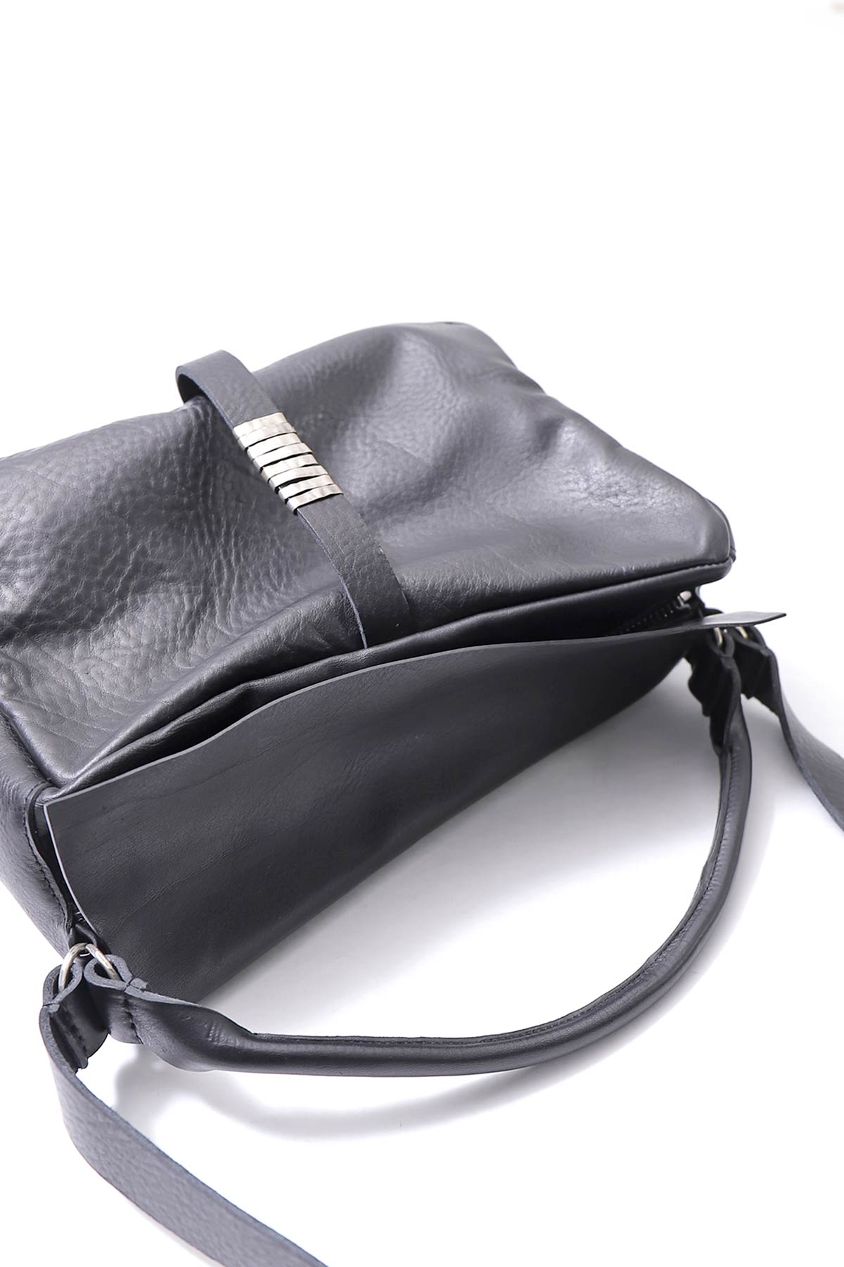 【DANIELE BASTA】2WAY SHOULDER FLAP ON BAG DBM004_BLACK