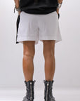【Primordial is Primitive】 STRETCH SHORT PANTS 535AL_WHITE
