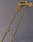 【GOTI】 TWIST RING TOP NECKLACE CN2135_GOLD