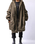 【RUNDHOLZ】 UNISEX DESIGN POCKET BLOUSON COAT 260 1208_KHAKI CLOUD