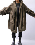 【RUNDHOLZ】 UNISEX DESIGN POCKET BLOUSON COAT 260 1208_KHAKI CLOUD