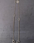 【GOTI】 TWIST RING TOP NECKLACE CN2135_SILVER