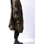 【RUNDHOLZ】 UNISEX DESIGN POCKET BLOUSON COAT 260 1208_KHAKI CLOUD