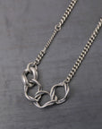【GOTI】 TWIST RING TOP NECKLACE CN2135_SILVER