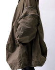 【RUNDHOLZ】 UNISEX DESIGN POCKET BLOUSON COAT 260 1208_KHAKI CLOUD