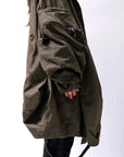【RUNDHOLZ】 UNISEX DESIGN POCKET BLOUSON COAT 260 1208_KHAKI CLOUD