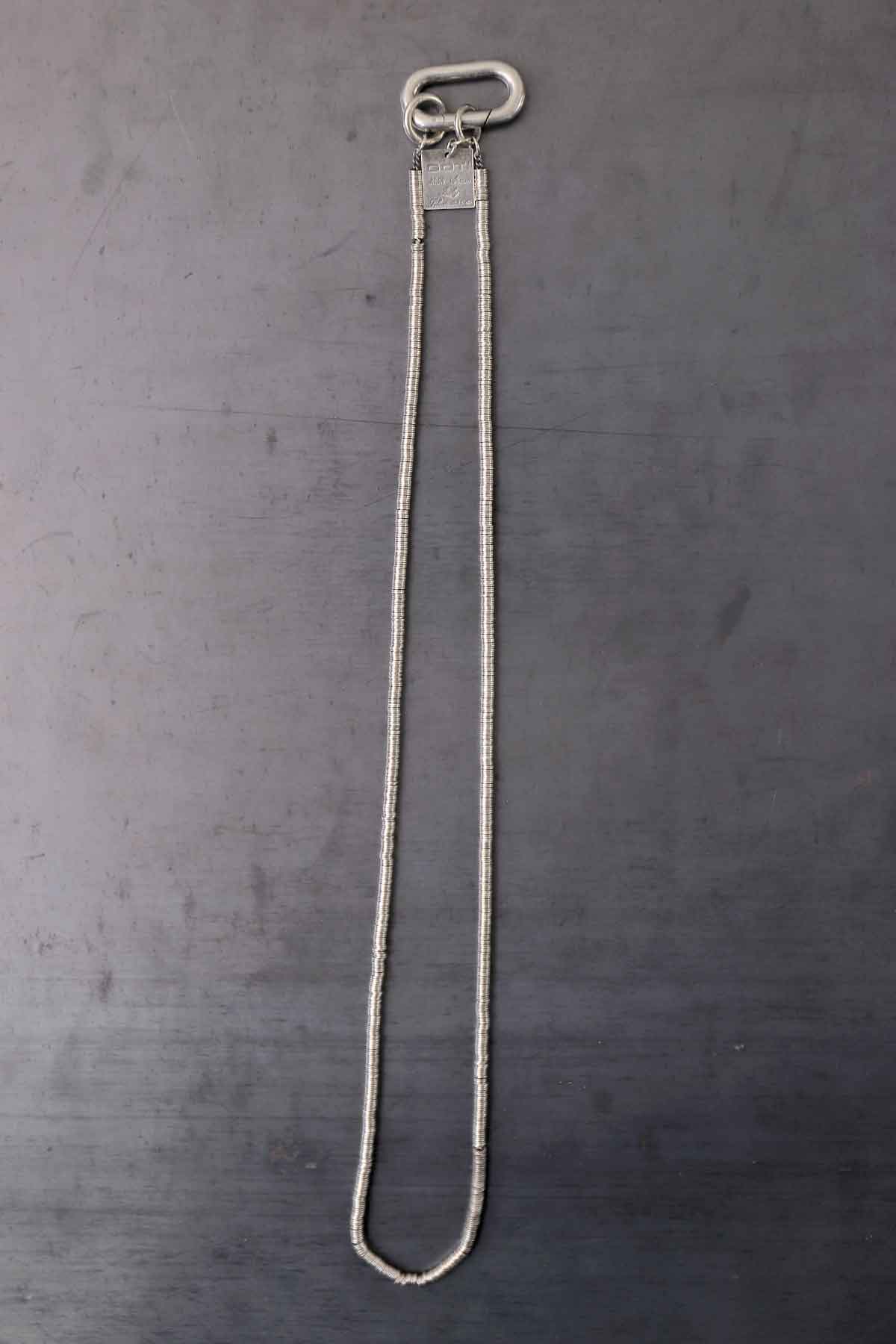 【GOTI】 ROUND MICRO PLATE CHAIN NECKLACE_CN715