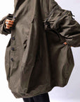 【RUNDHOLZ】 UNISEX DESIGN POCKET BLOUSON COAT 260 1208_KHAKI CLOUD