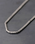 【GOTI】 ROUND MICRO PLATE CHAIN NECKLACE_CN715
