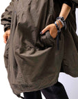 【RUNDHOLZ】 UNISEX DESIGN POCKET BLOUSON COAT 260 1208_KHAKI CLOUD