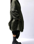 【RUNDHOLZ】 UNISEX DESIGN POCKET BLOUSON COAT 260 1208_OLIVE CLOUD