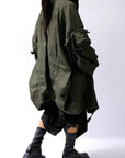 【RUNDHOLZ】 UNISEX DESIGN POCKET BLOUSON COAT 260 1208_OLIVE CLOUD