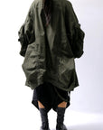 【RUNDHOLZ】 UNISEX DESIGN POCKET BLOUSON COAT 260 1208_OLIVE CLOUD