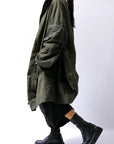 【RUNDHOLZ】 UNISEX DESIGN POCKET BLOUSON COAT 260 1208_OLIVE CLOUD