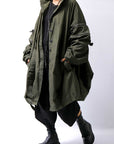 【RUNDHOLZ】 UNISEX DESIGN POCKET BLOUSON COAT 260 1208_OLIVE CLOUD