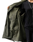 【RUNDHOLZ】 UNISEX DESIGN POCKET BLOUSON COAT 260 1208_OLIVE CLOUD