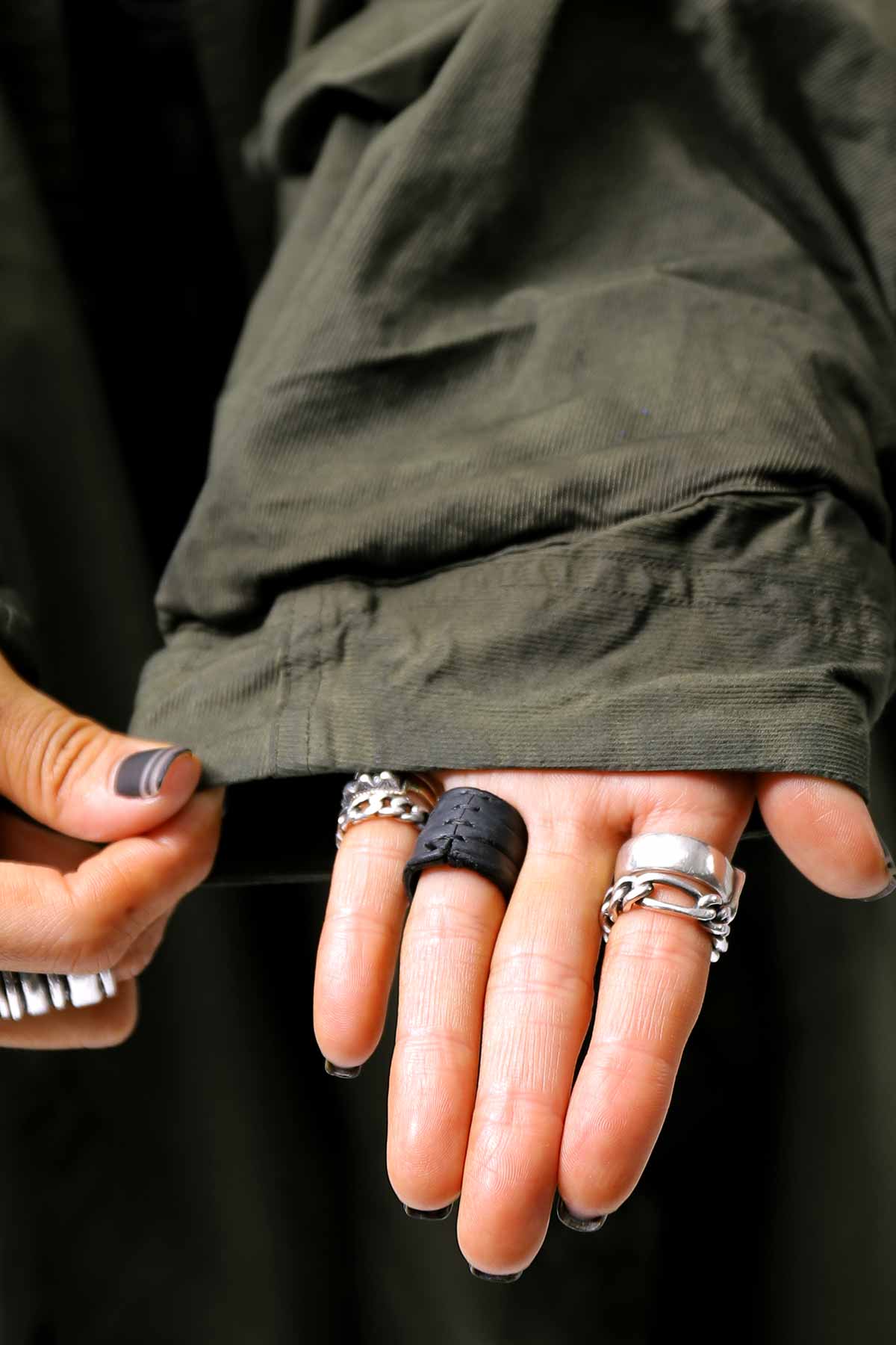 【RUNDHOLZ】 UNISEX DESIGN POCKET BLOUSON COAT 260 1208_OLIVE CLOUD