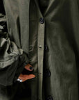 【RUNDHOLZ】 UNISEX DESIGN POCKET BLOUSON COAT 260 1208_OLIVE CLOUD