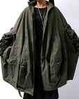 【RUNDHOLZ】 UNISEX DESIGN POCKET BLOUSON COAT 260 1208_OLIVE CLOUD